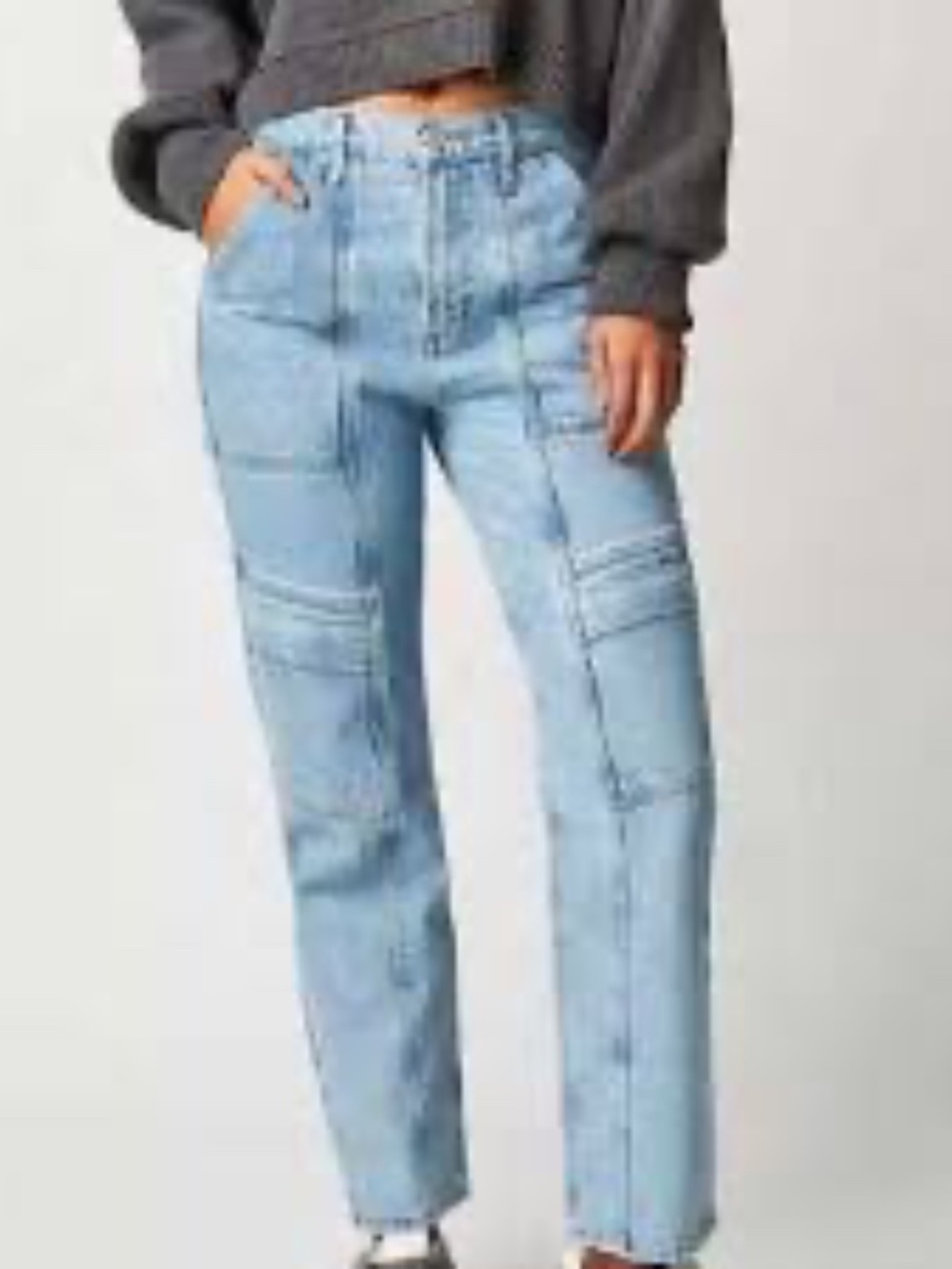 Agolde Light Blue Cooper Cargo Jeans size 24